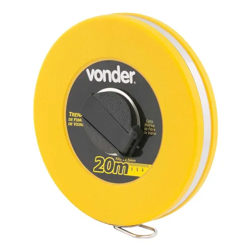 Trena de Fibra Longa Caixa Fechada com 20 m - Vonder 38.69.200.620