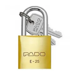 Cadeado 25 MM em Latão - Pado E-25 Cadeado 25 MM em Latão - Pado E-25