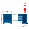 Carro para Ferramentas com 6 Gavetas - Gedore 001046