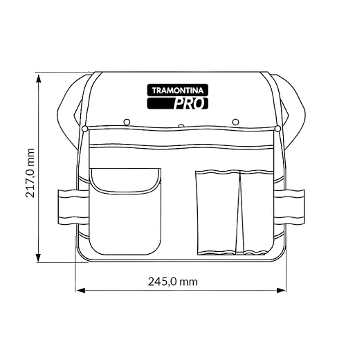 Cinto Pro de Ferramentas para Eletricista - Tramontina 44952420